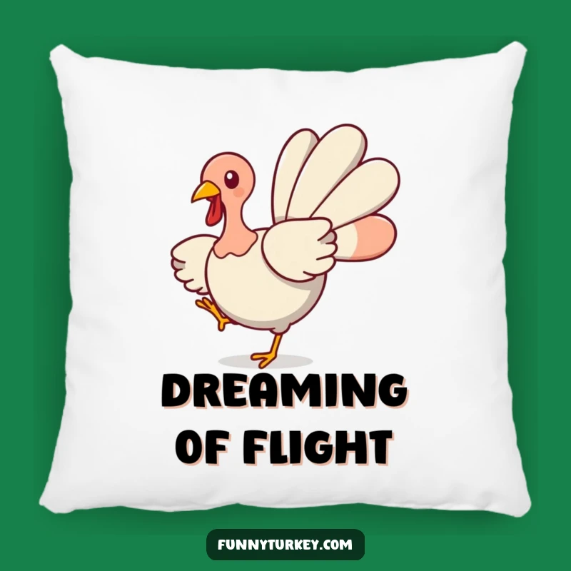 Funny Turkey Spinning Pillow: Cute Kawaii Dancer Accent, Comfy Funny Gift