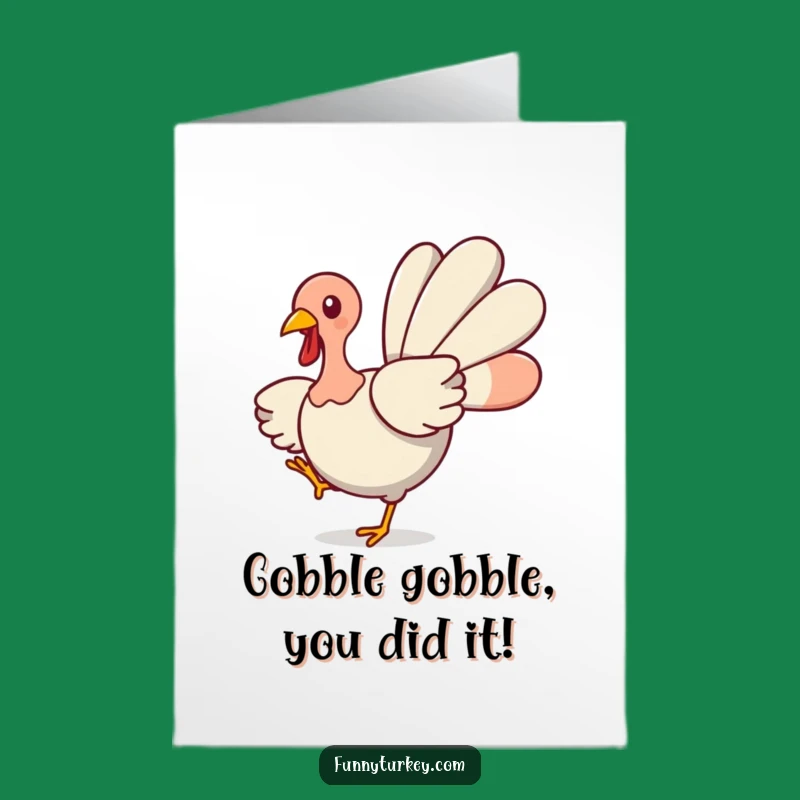 Free Printable Turkey Card: Spin Your Way to Congratulations!