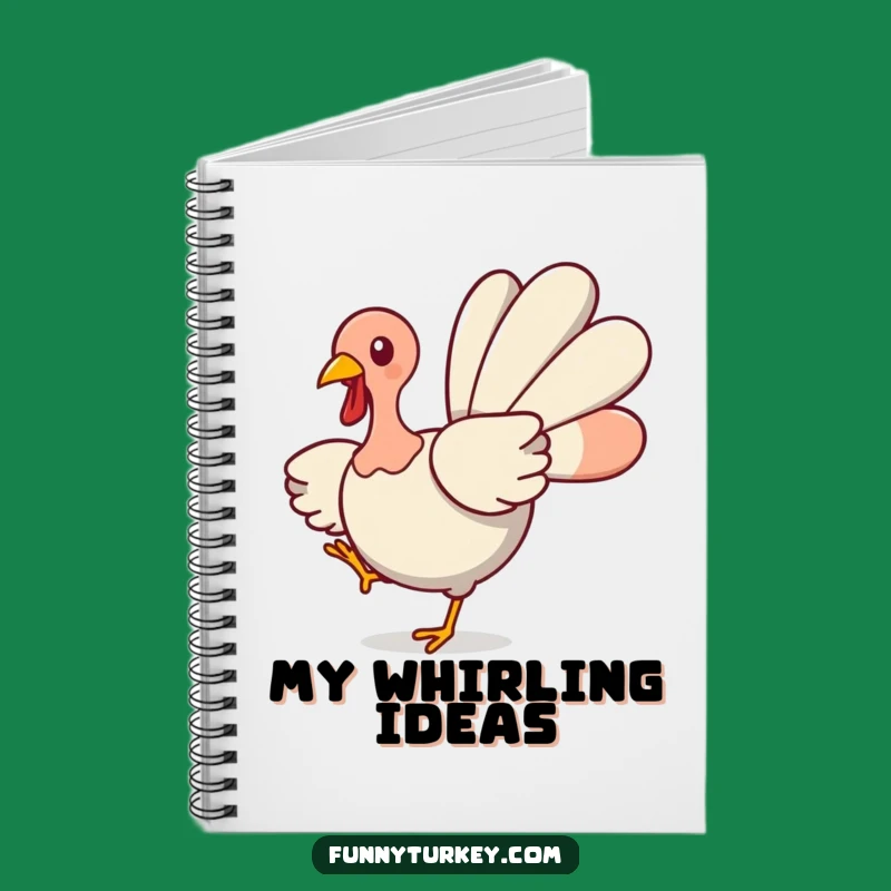 Funny Turkey Journal: Cute Kawaii Dancer Notes, Festive Funny Gift