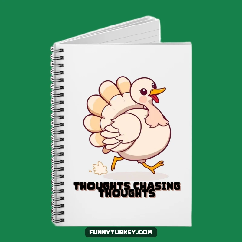 Funny Turkey Tail Chase Notebook: Jot Down Silly Ideas!